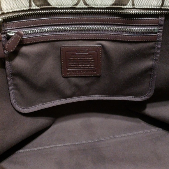 COACH hamptons signature weekend purse bag tote - Picture 4 of 7